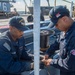 Ronald Reagan Sailors Conduct Life Raft Onload