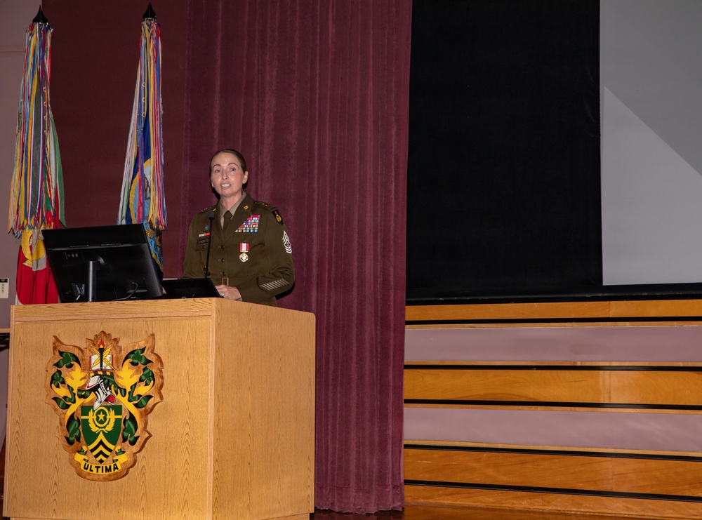 U.S. Army Command Sgt. Maj. Tammy Everette retires after 30 years of service