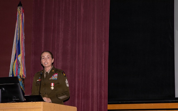 U.S. Army Command Sgt. Maj. Tammy Everette retires after 30 years of service