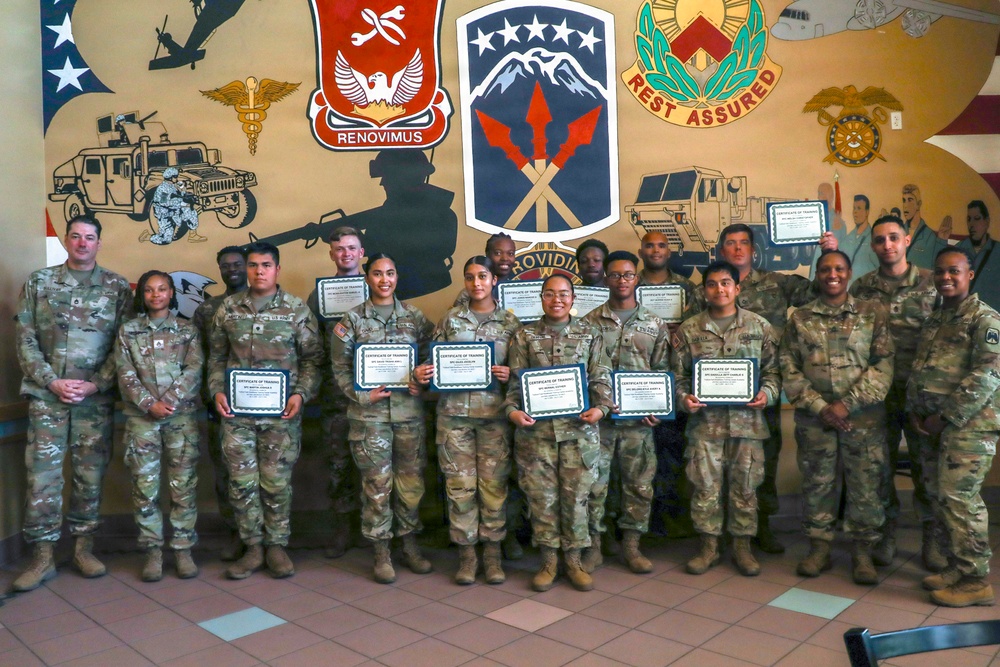 593rd CSC Hosts Tactical Field Readiness Training Center Graduation