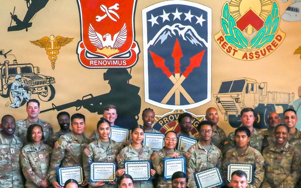 593rd CSC Hosts Tactical Field Readiness Training Center Graduation