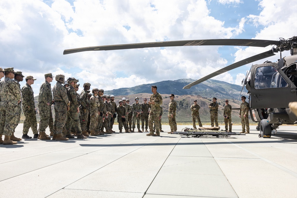 Mountain Medicine 1-26 students conduct hoist rescue operations