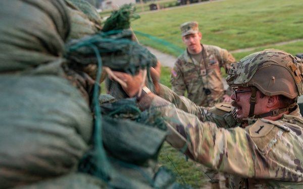 1st Infantry Division Soldiers Begin E3B Qualification with EFPA Testing