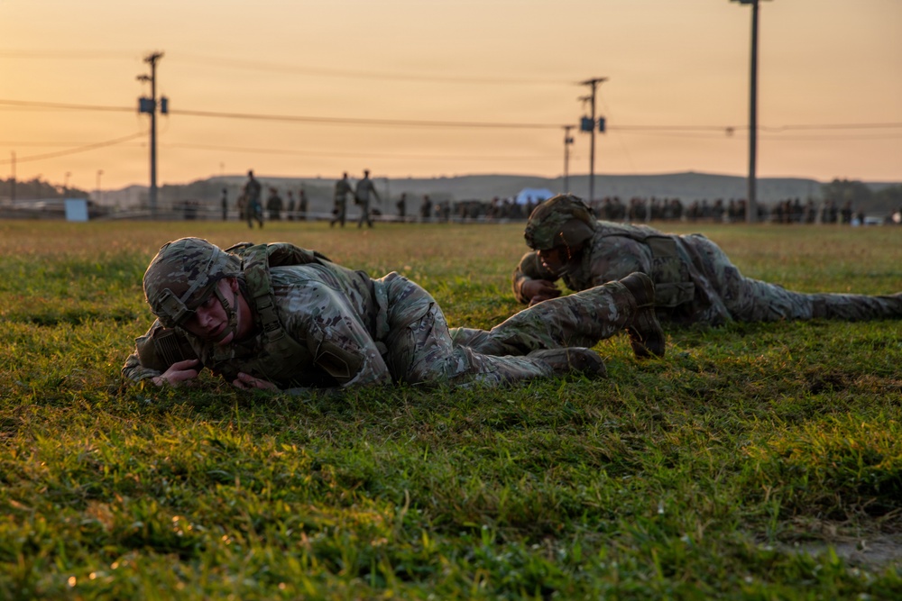 1st Infantry Division Soldiers Begin E3B Qualification with EFPA Testing