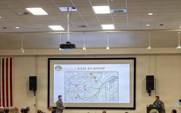 Marines conduct Facilitated After Action Review for MTX 3-26