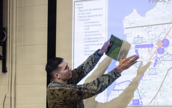 Marines conduct Facilitated After Action Review for MTX 3-26