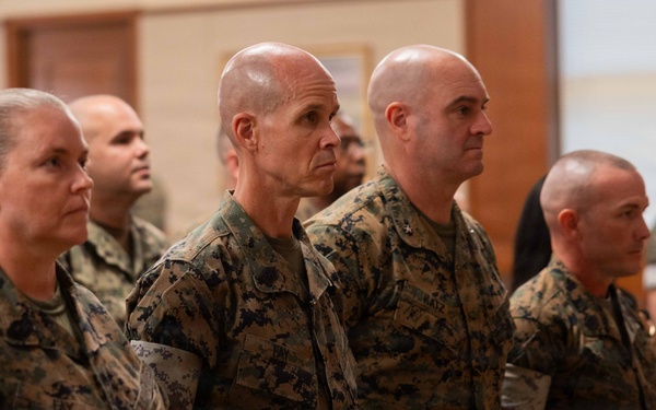 4th Marine Logistics Group Hosts Sergeant Major Relief and Appointment Ceremony