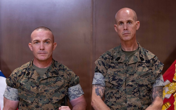 4th Marine Logistics Group Hosts Sergeant Major Relief and Appointment Ceremony