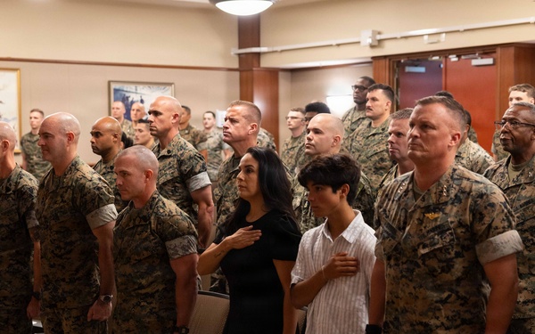 4th Marine Logistics Group Hosts Sergeant Major Relief and Appointment Ceremony
