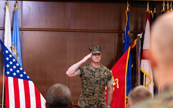 4th Marine Logistics Group Hosts Sergeant Major Relief and Appointment Ceremony