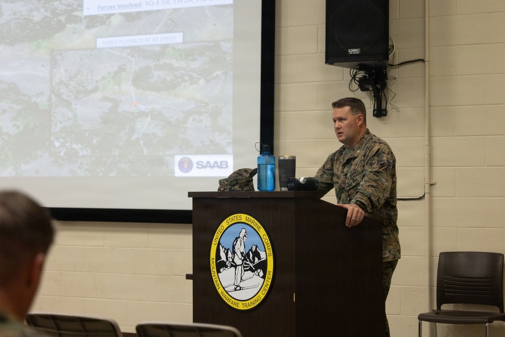 Marines conduct Facilitated After Action Review for MTX 3-26