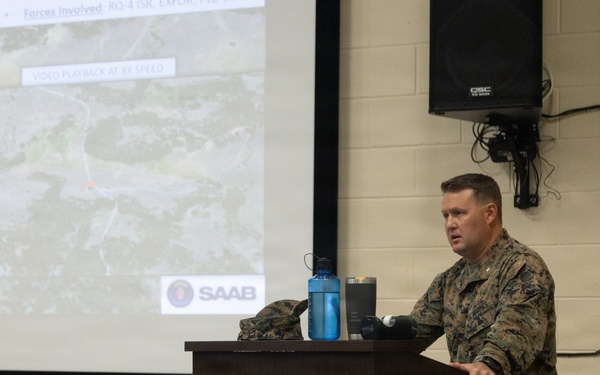Marines conduct Facilitated After Action Review for MTX 3-26