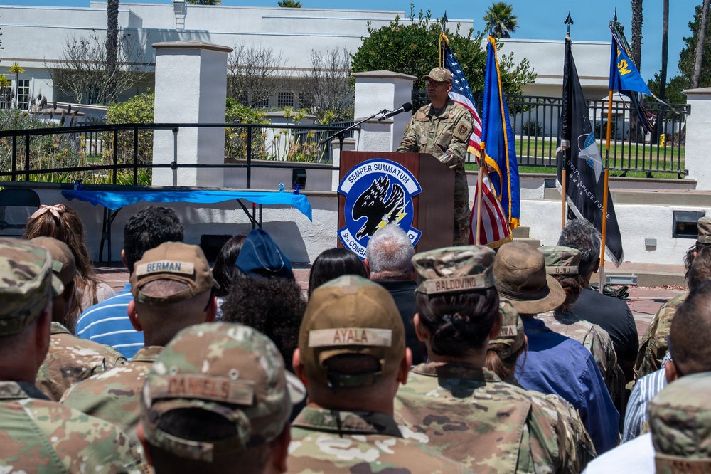 9th Combat Operations Squadron Holds Celebration Ceremony at VSFB