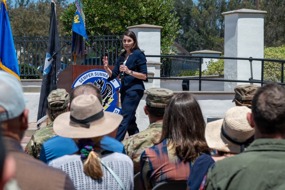 9th Combat Operations Squadron Holds Celebration Ceremony at VSFB