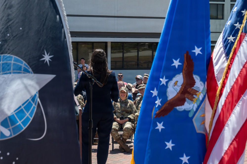 9th Combat Operations Squadron Holds Celebration Ceremony at VSFB