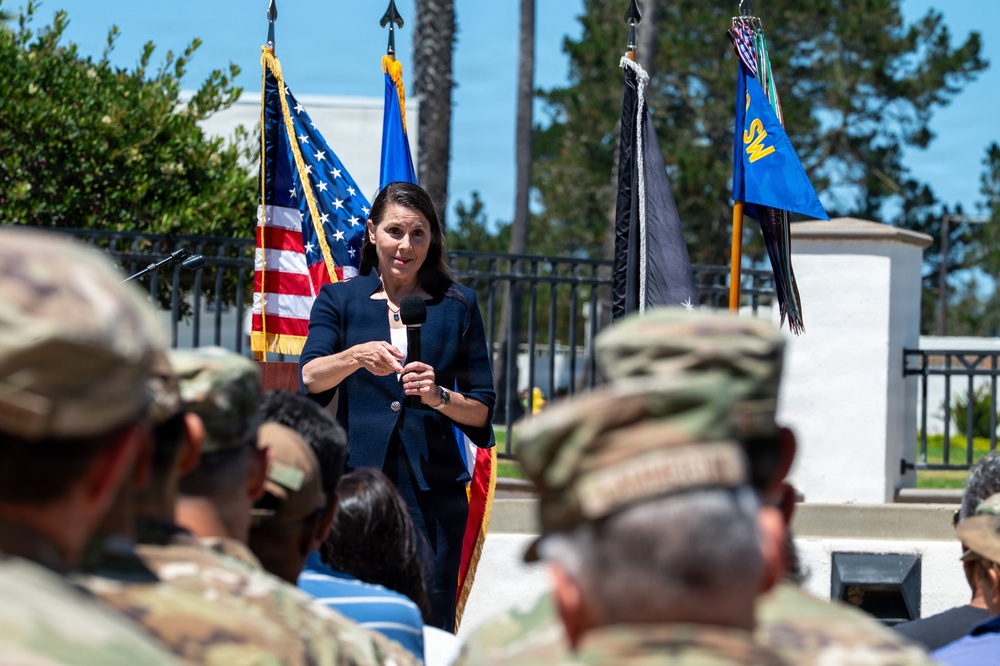 9th Combat Operations Squadron Holds Celebration Ceremony at VSFB