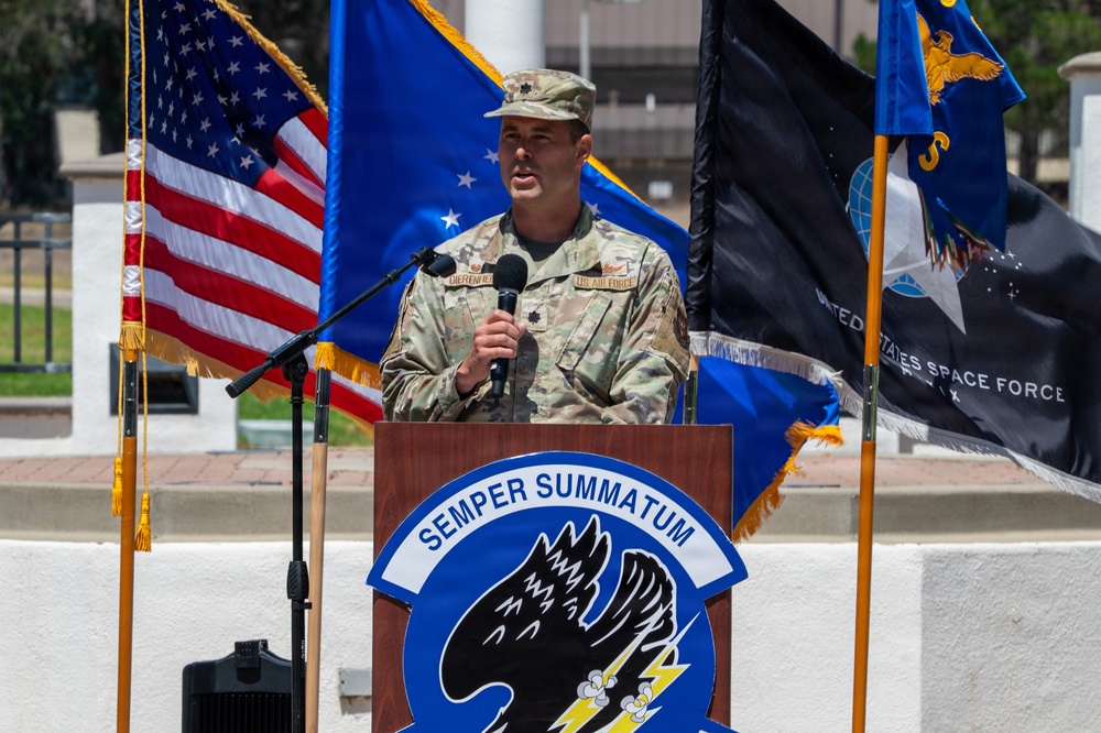 9th Combat Operations Squadron Holds Celebration Ceremony at VSFB
