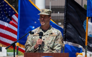 9th Combat Operations Squadron Holds Celebration Ceremony at VSFB