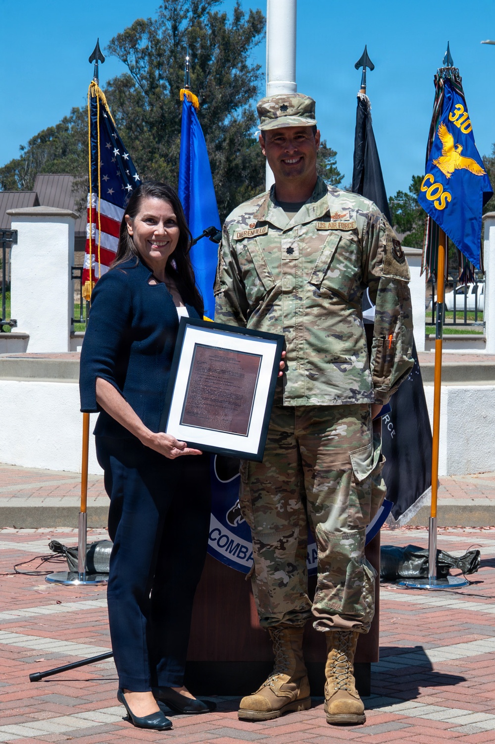 9th Combat Operations Squadron Holds Celebration Ceremony at VSFB