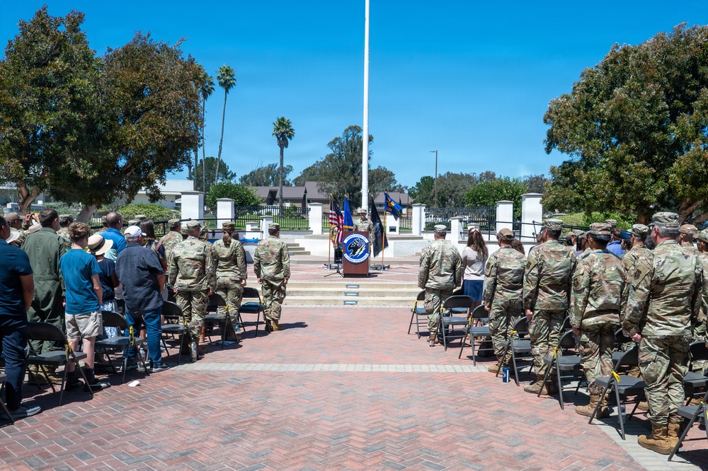 9th Combat Operations Squadron Holds Celebration Ceremony at VSFB