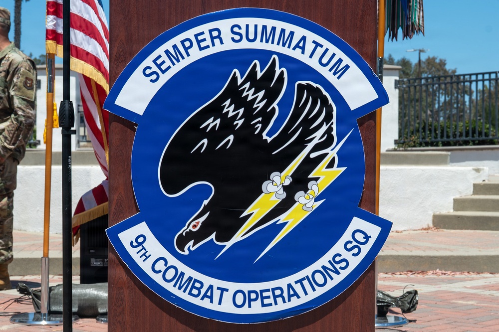 9th Combat Operations Squadron Holds Celebration Ceremony at VSFB