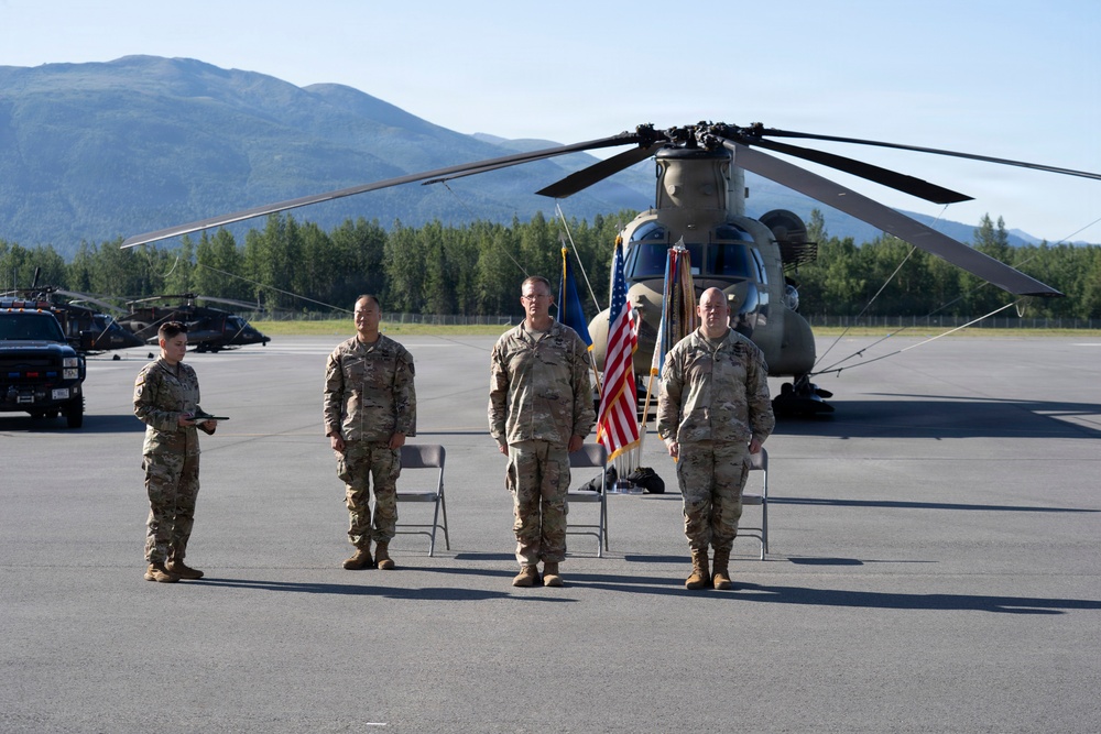 38th Troop Command bids farewell to Col. Mortrud and welcomes Col. Kang