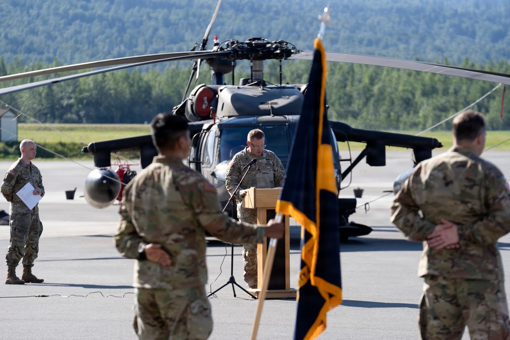 38th Troop Command bids farewell to Col. Mortrud and welcomes Col. Kang