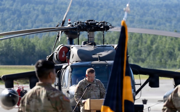 38th Troop Command bids farewell to Col. Mortrud and welcomes Col. Kang