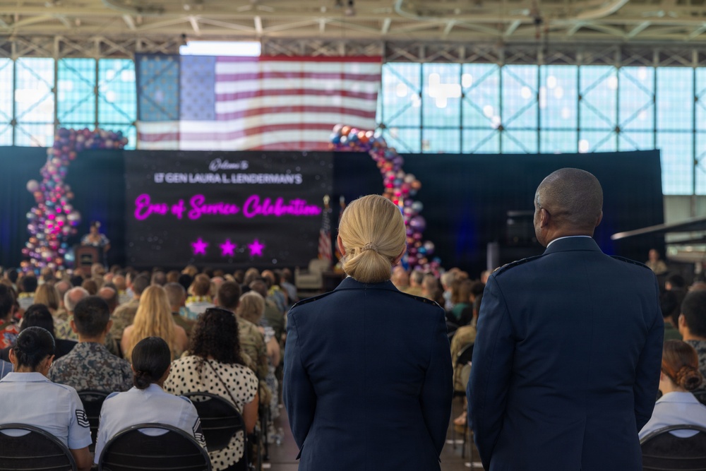 Lt. Gen. Laura L. Lenderman’s Eras of Service retirement ceremony