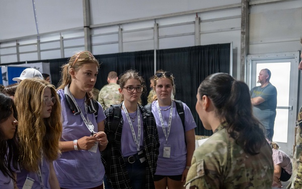 EAA AirVenture OshKosh attendees learn about Air Force careers from 15th Wing Airmen