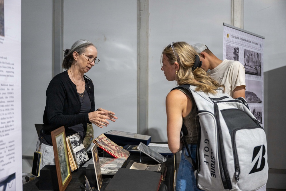 EAA AirVenture OshKosh attendees learn about Air Force careers from 15th Wing Airmen