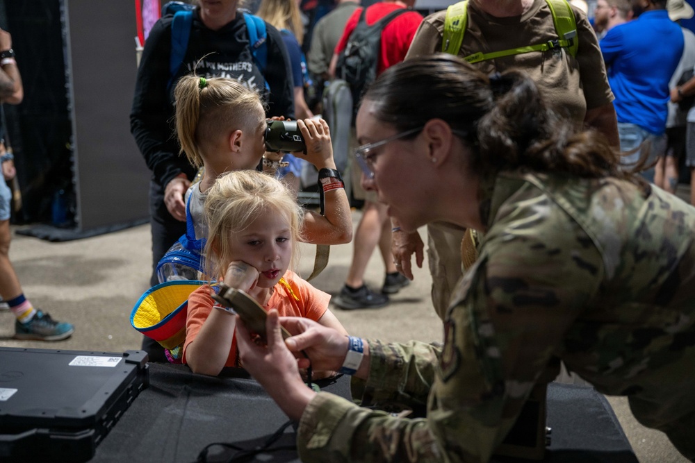 EAA AirVenture OshKosh attendees learn about Air Force careers from 15th Wing Airmen