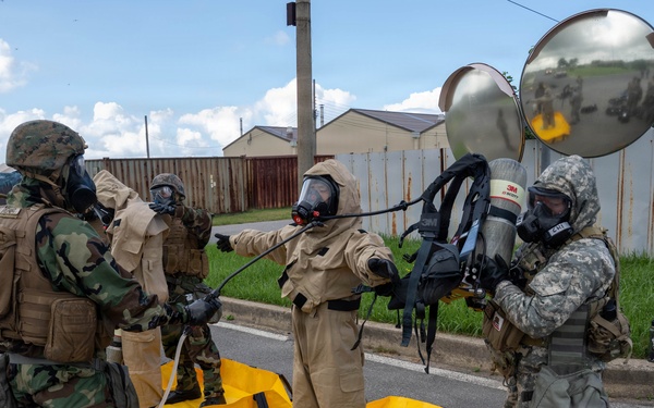 MWSS-171 and Wolf Pack sustain joint-force CBRN training