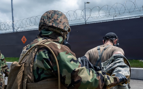 MWSS-171 and Wolf Pack sustain joint-force CBRN training