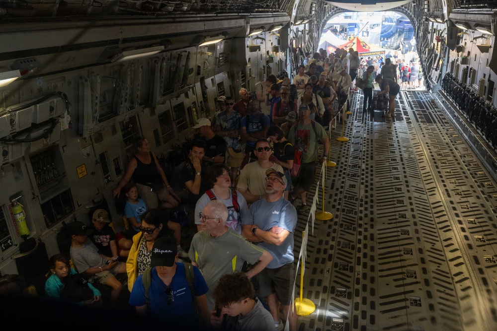 EAA AirVenture OshKosh attendees tour 15th Wing aircraft
