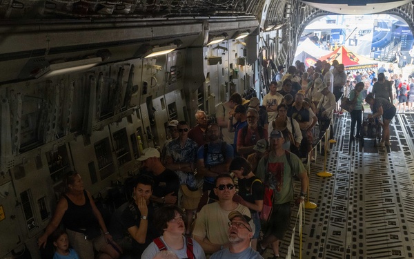 EAA AirVenture OshKosh attendees tour 15th Wing aircraft