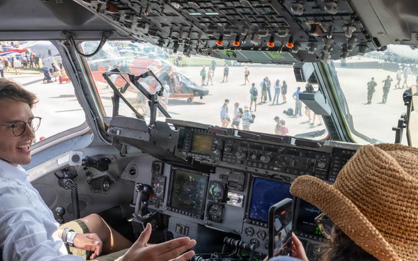 EAA AirVenture OshKosh attendees tour 15th Wing aircraft