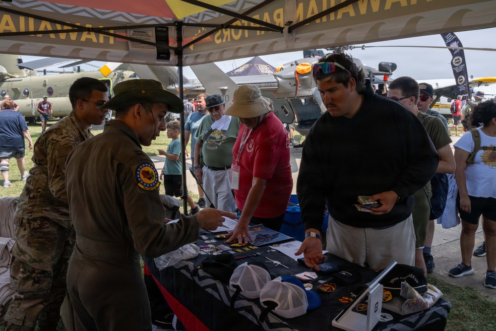 EAA AirVenture OshKosh attendees tour 15th Wing aircraft