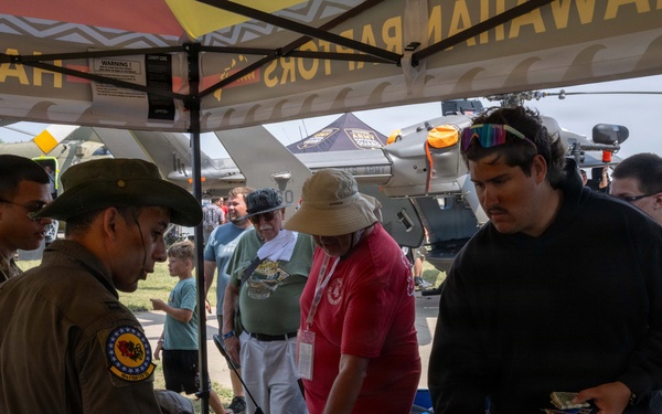 EAA AirVenture OshKosh attendees tour 15th Wing aircraft