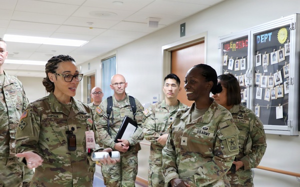 U.S. Army deputy inspector general visits BDAACH during Korea tour