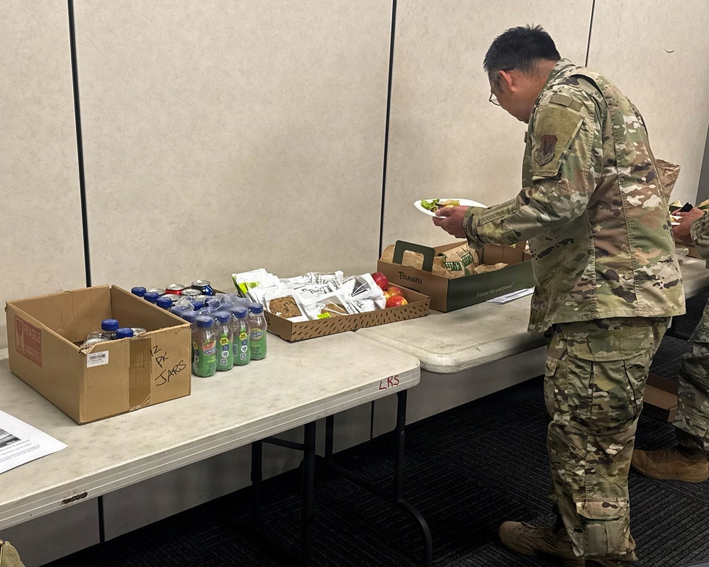 104th Fighter Wing Chaplain leads Bible Study