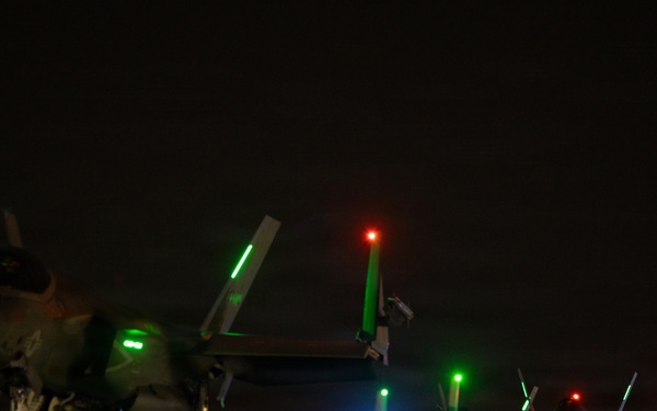 U.S. Marines with VMFA-311 conduct flight operations