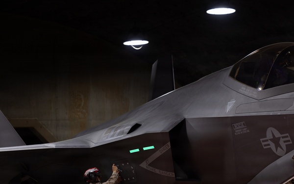 U.S. Marines with VMFA-311 conduct flight operations