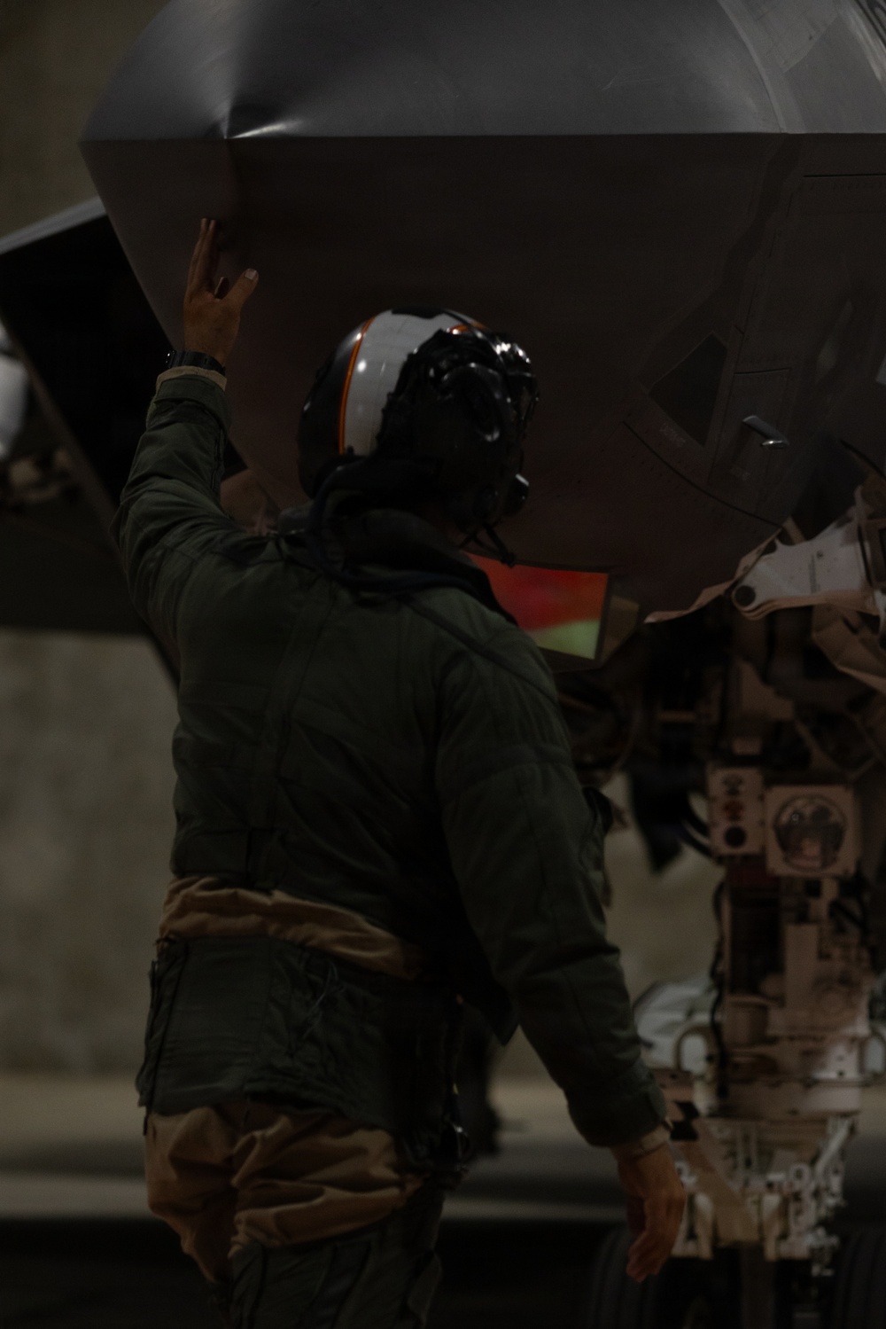 U.S. Marines conduct flight operations