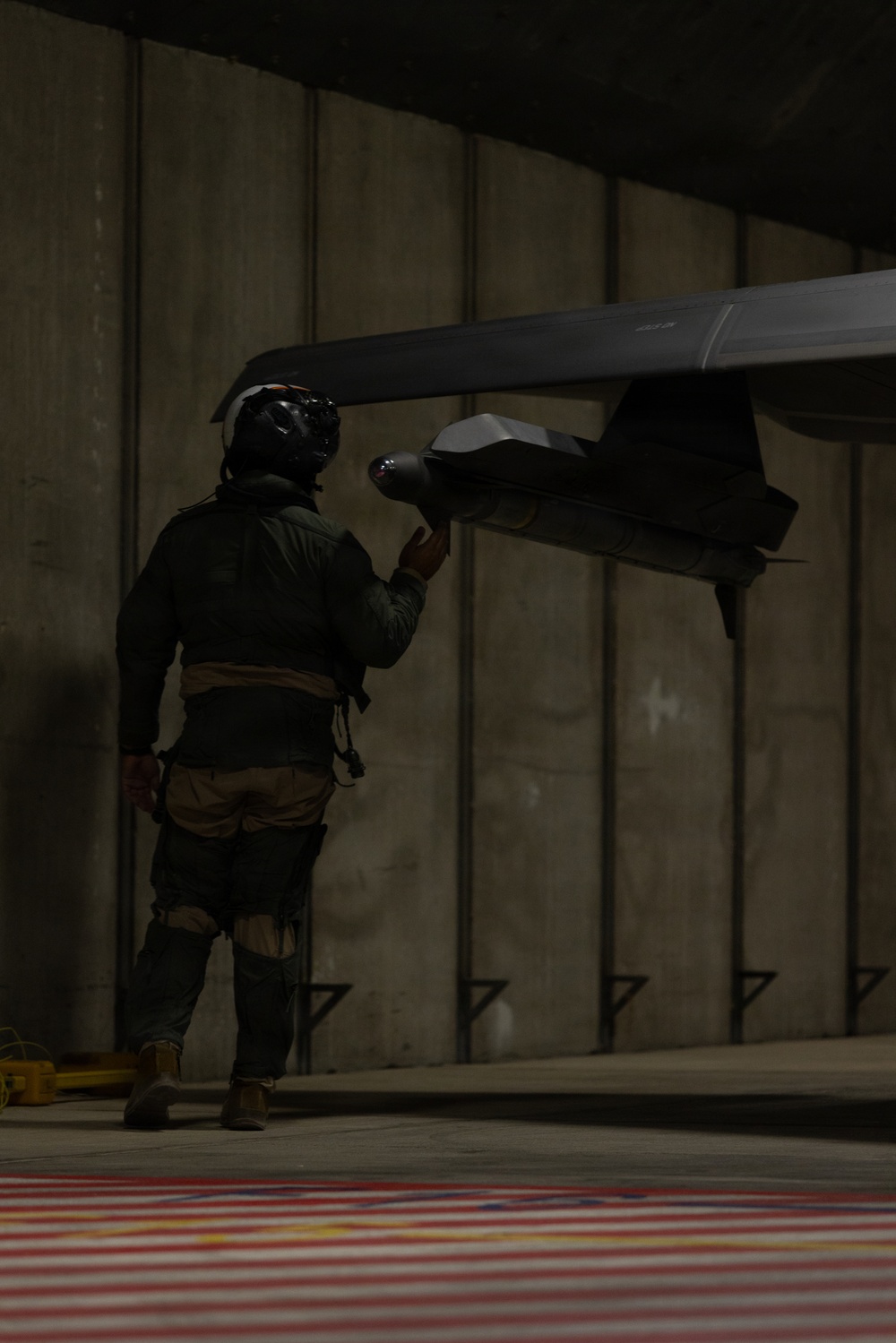 U.S. Marines conduct flight operations