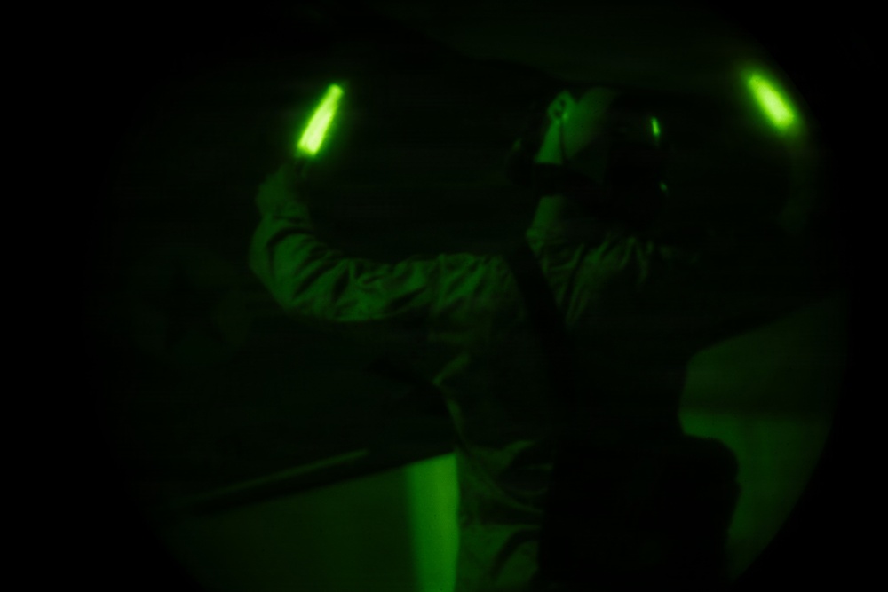 U.S. Marines conduct flight operations