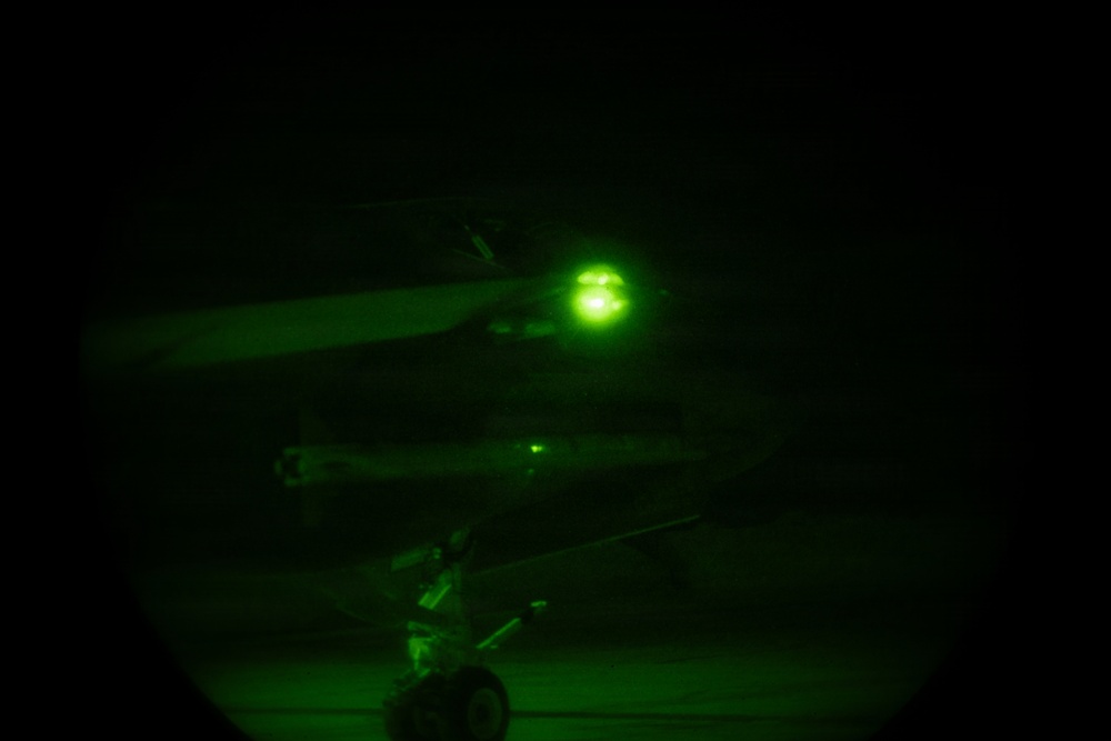 U.S. Marines conduct flight operations