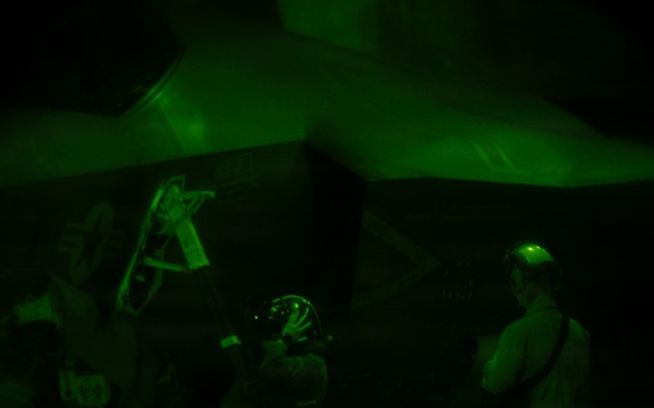 U.S. Marines conduct flight operations