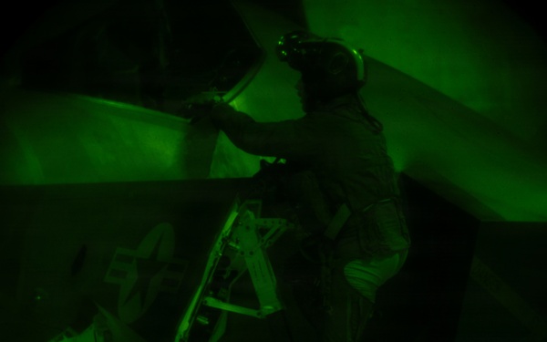 U.S. Marines conduct flight operations