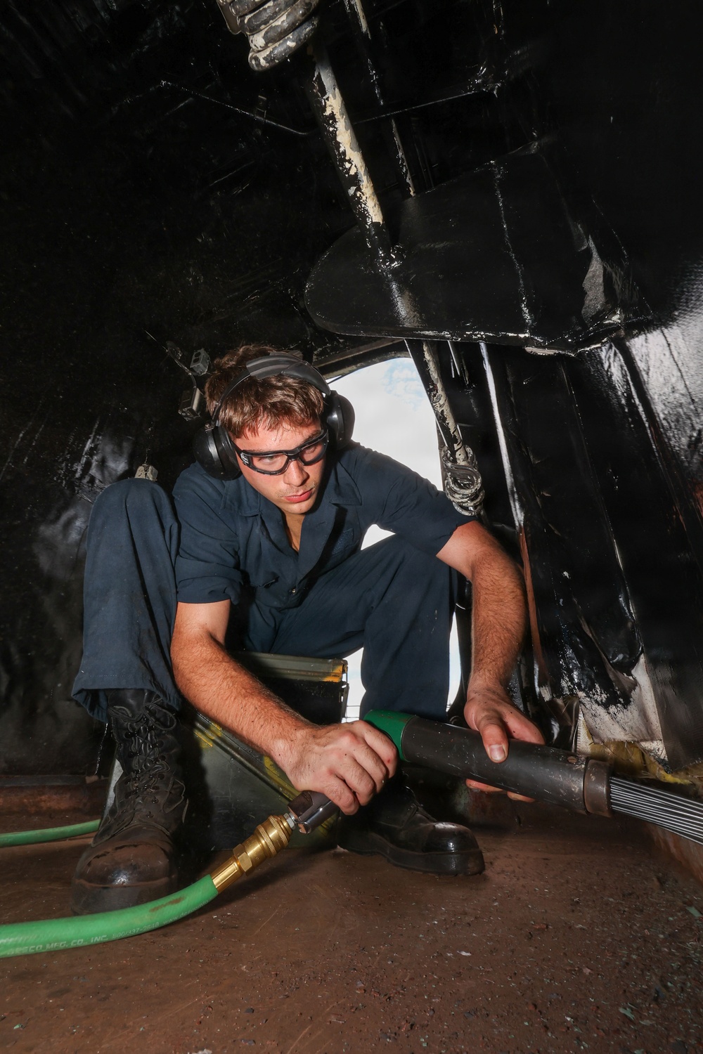 Work aboard USS Bataan (LHD 5)